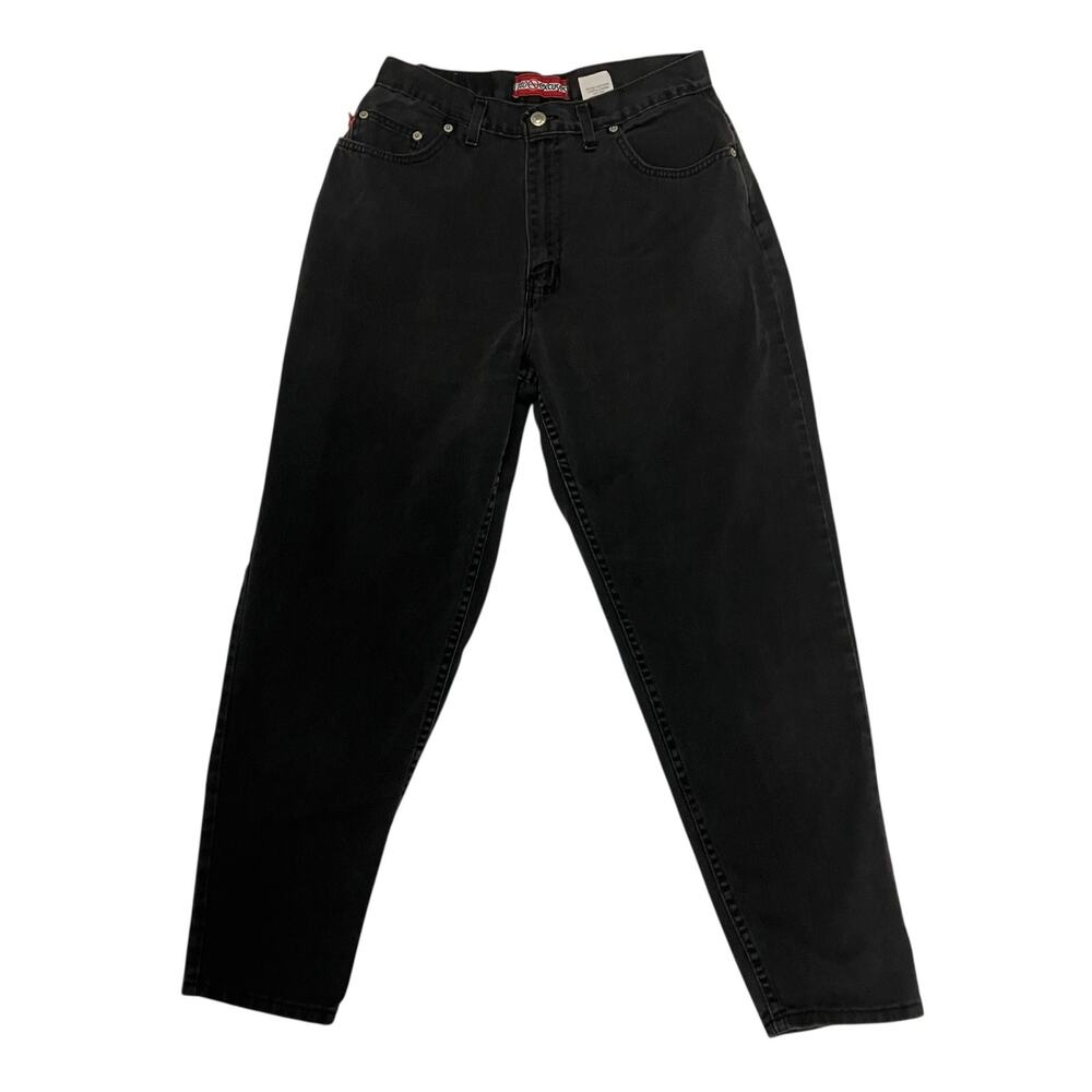 Vintage No Excuses Women's Black Jeans Size 14